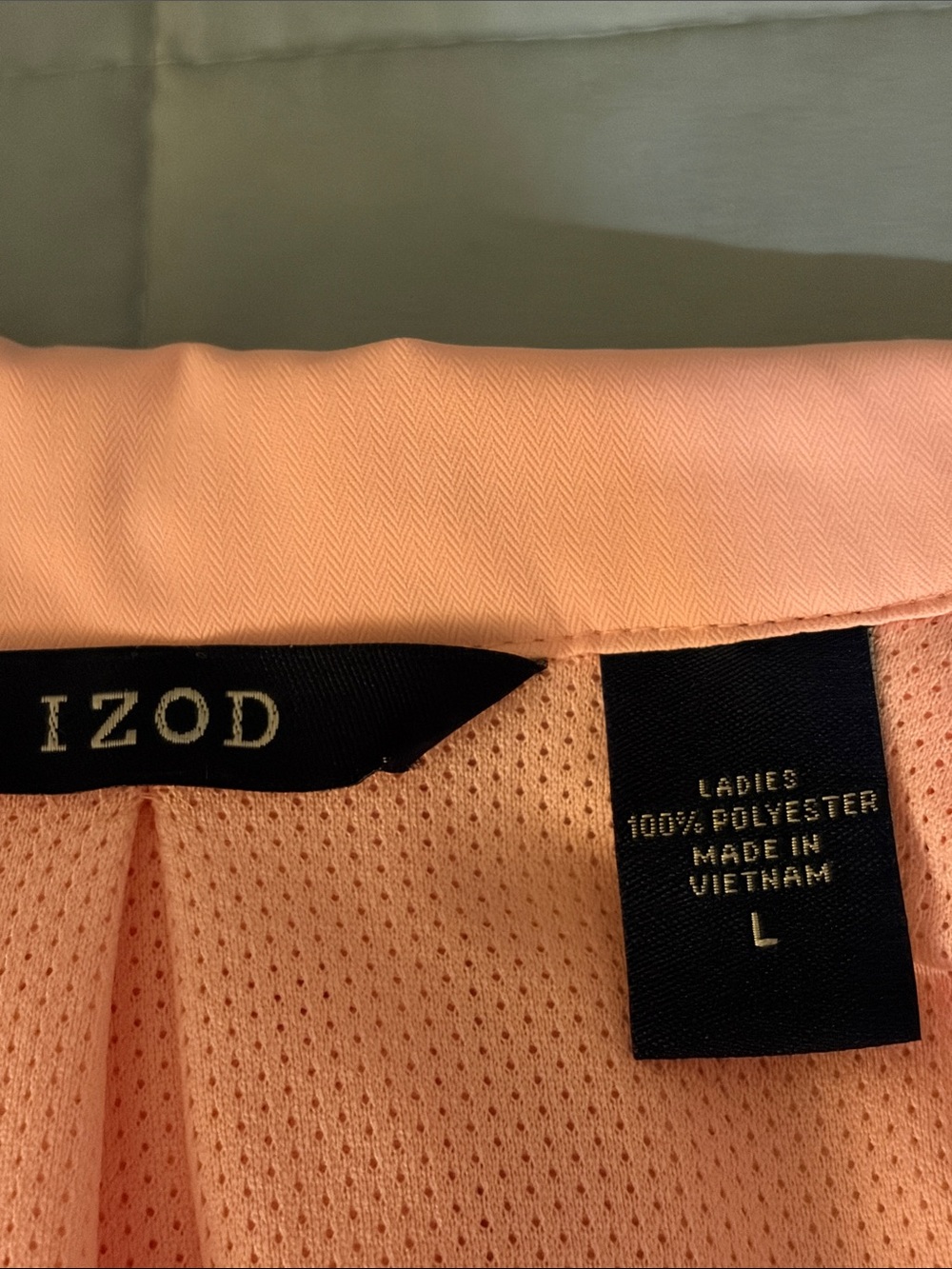 Izod Light Pink Women's jacket excellent condition size L - Picture 7 of 7